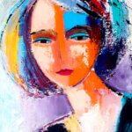 Josiane Pinel Debris - Hommage à Amadéo - Acrylique sur toile - 51x46 cm (vendu)